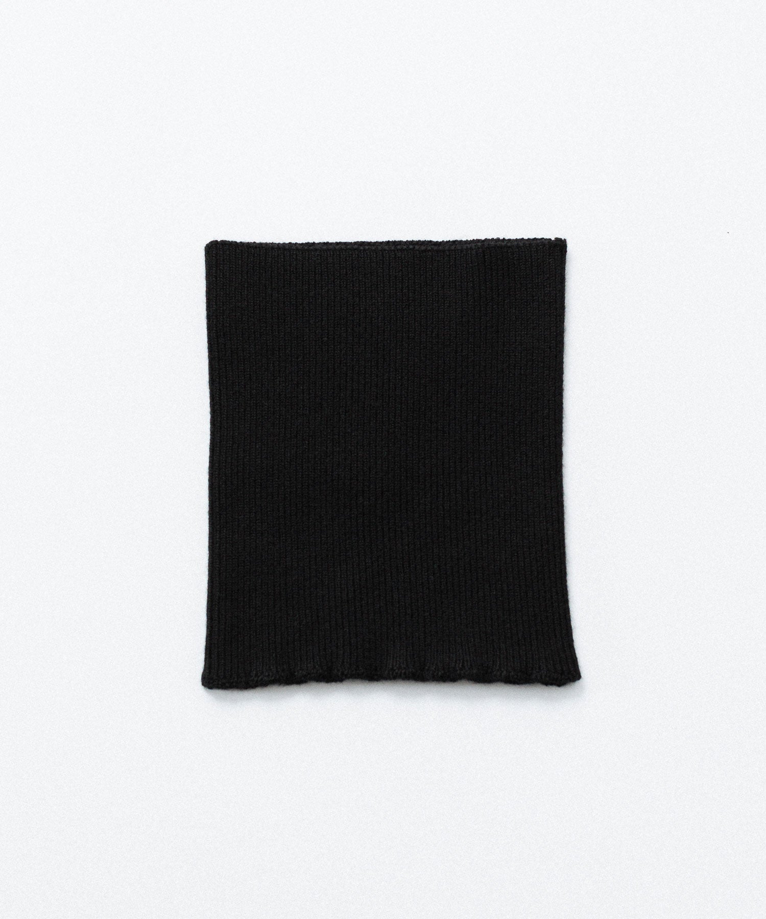 INTÉRIM インテリムのWOOL SILK CASHMERE DEAD STOCK YARN NECK WARMERSのBLACK 公式通販サイトsession福岡セレクトショップ