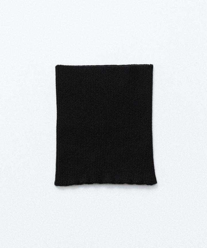 INTÉRIM インテリムのWOOL SILK CASHMERE DEAD STOCK YARN NECK WARMERSのBLACK 公式通販サイトsession福岡セレクトショップ