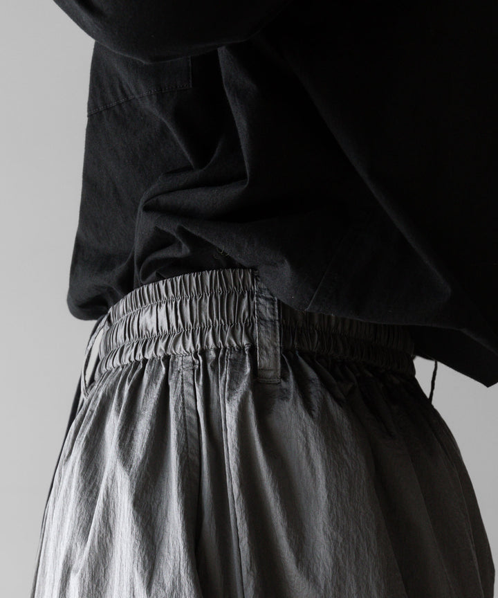 stein(シュタイン)の23AWコレクションWINDBREAKER EASY TROUSERSのSILVER 公式通販サイトsession福岡セレクトショップ