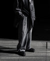 【ANTHEM A】WASHED DENIM NO-BRAINER PANTS - BLACK