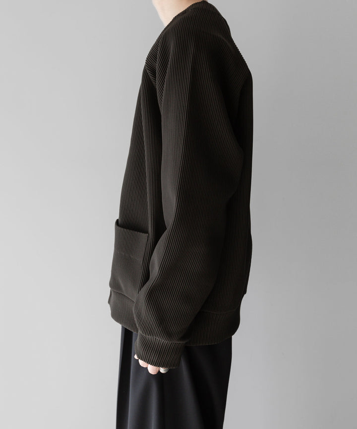 【stein】ssstein シュタインのGRADATION PLEATS CARDIGANのMILITARY KHAKI　 公式通販サイトsession福岡セレクトショップ