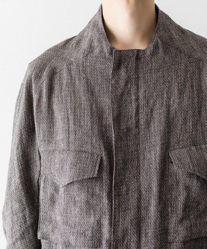 OPPOSE DUALITY オポーズデュアリティのM-65 SHORT LINENのBROWN 公式通販サイトsession福岡セレクトショップ