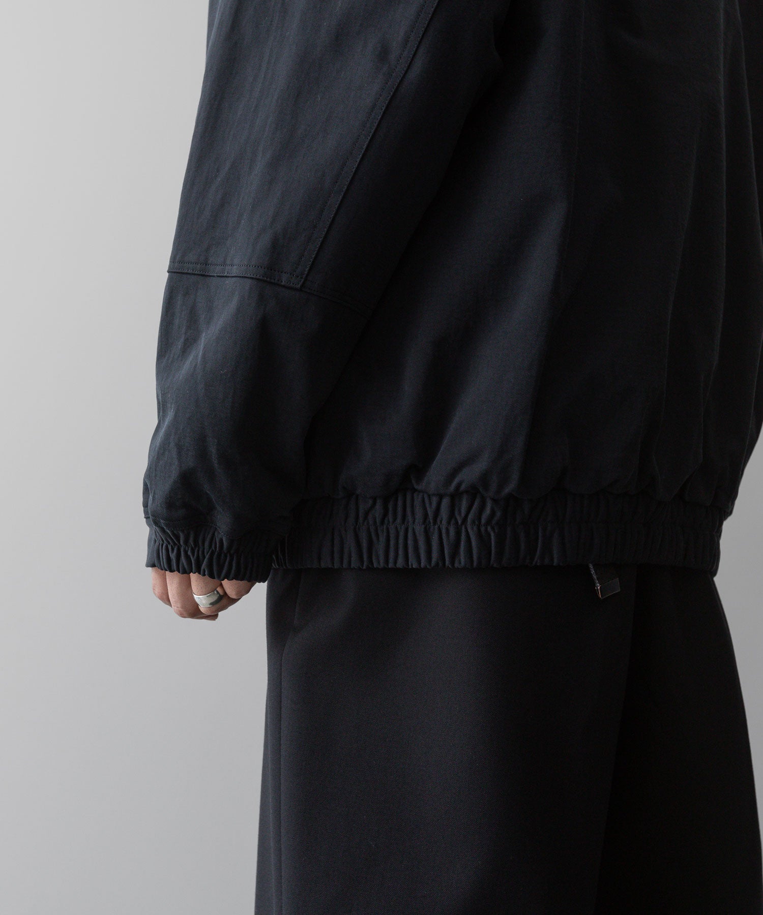 KANEMASA PHIL.-カネマサフィルの36G ECONYL SOLID TECH BLOUSONのBLACK公式通販サイトsession福岡セレクトショップ