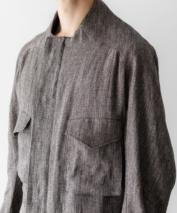 OPPOSE DUALITY オポーズデュアリティのM-65 SHORT LINENのBROWN 公式通販サイトsession福岡セレクトショップ