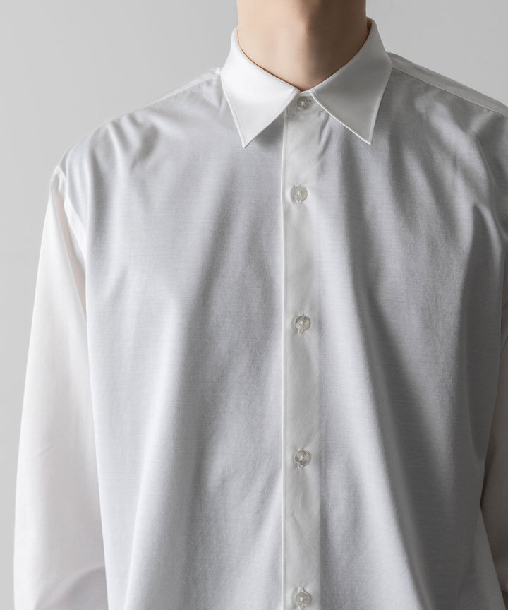 【KANEMASA PHIL.】46G MODEST SHIRT - WHITE