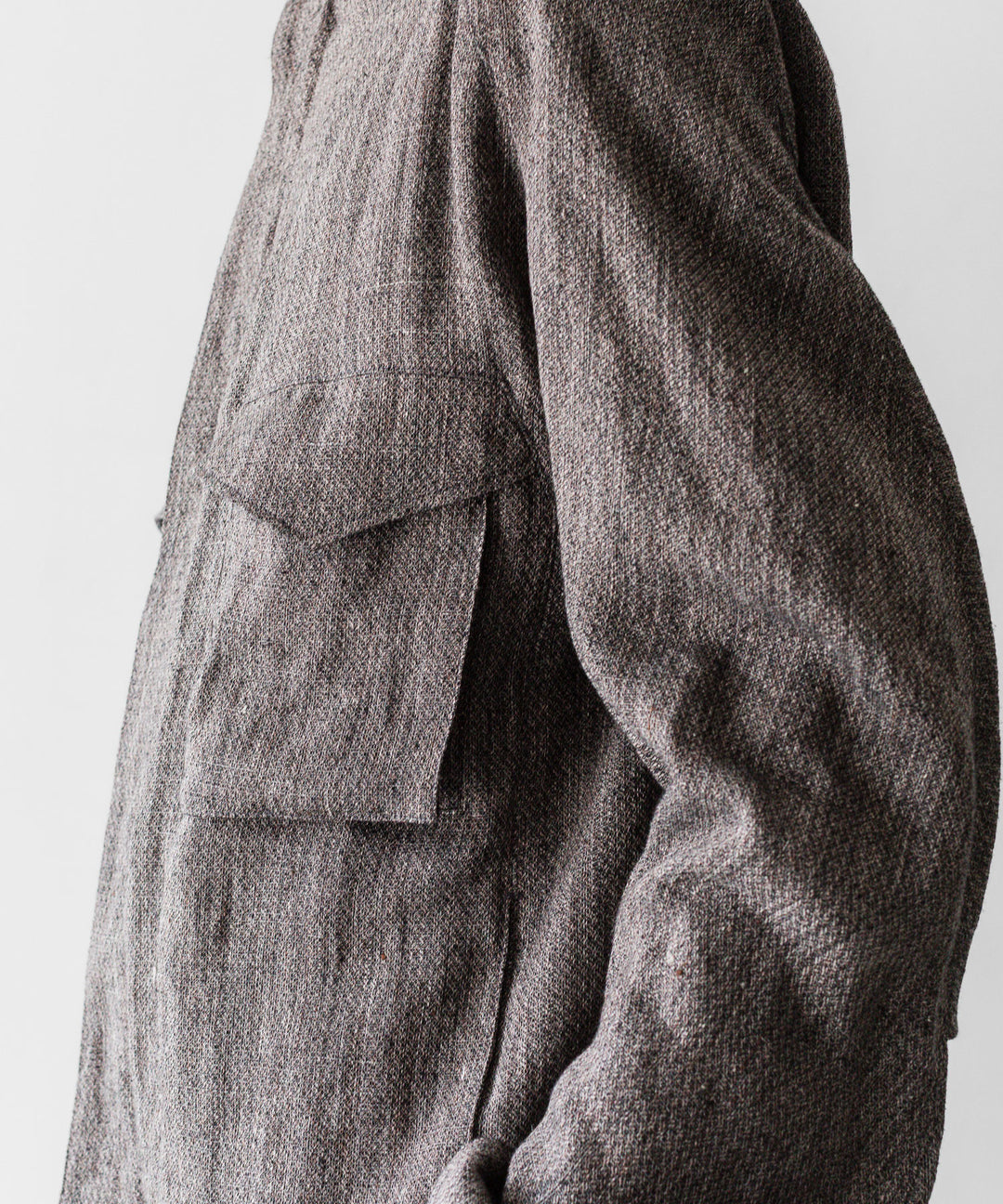 OPPOSE DUALITY オポーズデュアリティのM-65 SHORT LINENのBROWN 公式通販サイトsession福岡セレクトショップ