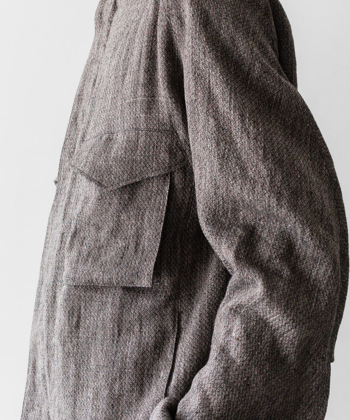 OPPOSE DUALITY オポーズデュアリティのM-65 SHORT LINENのBROWN 公式通販サイトsession福岡セレクトショップ