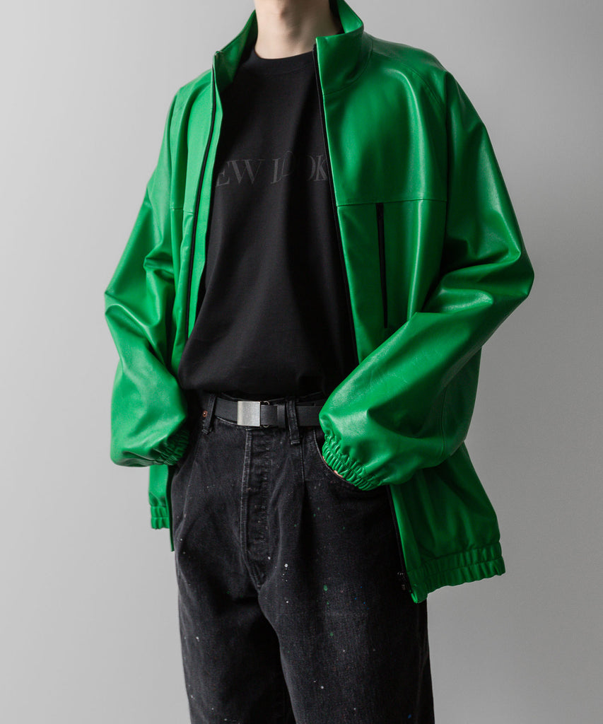 ssstein / シュタイン】 LEATHER WINDBREAKER JACKET - GREEN | 公式