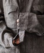 画像をギャラリービューアに読み込む, OPPOSE DUALITY オポーズデュアリティのM-65 SHORT LINENのBROWN 公式通販サイトsession福岡セレクトショップ
