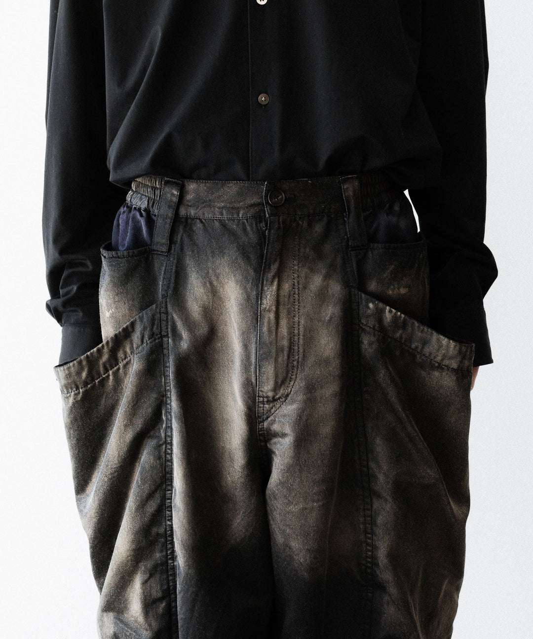 【SUBLATIONS】RUSTY SATIN GARDEN SHORT PANTS - BLACK公式通販サイトsession福岡セレクトショップ