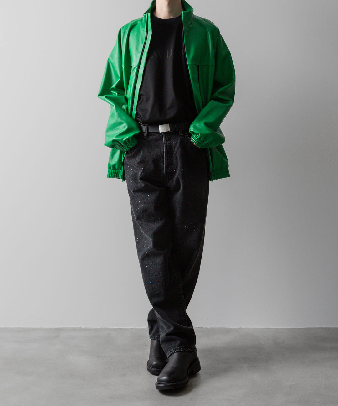ssstein(シュタイン)の24AWコレクション VINTAGE REPRODUCTION SPLASHED DENIM JEANS - BLACK 公式通販サイトsession福岡セレクトショップ