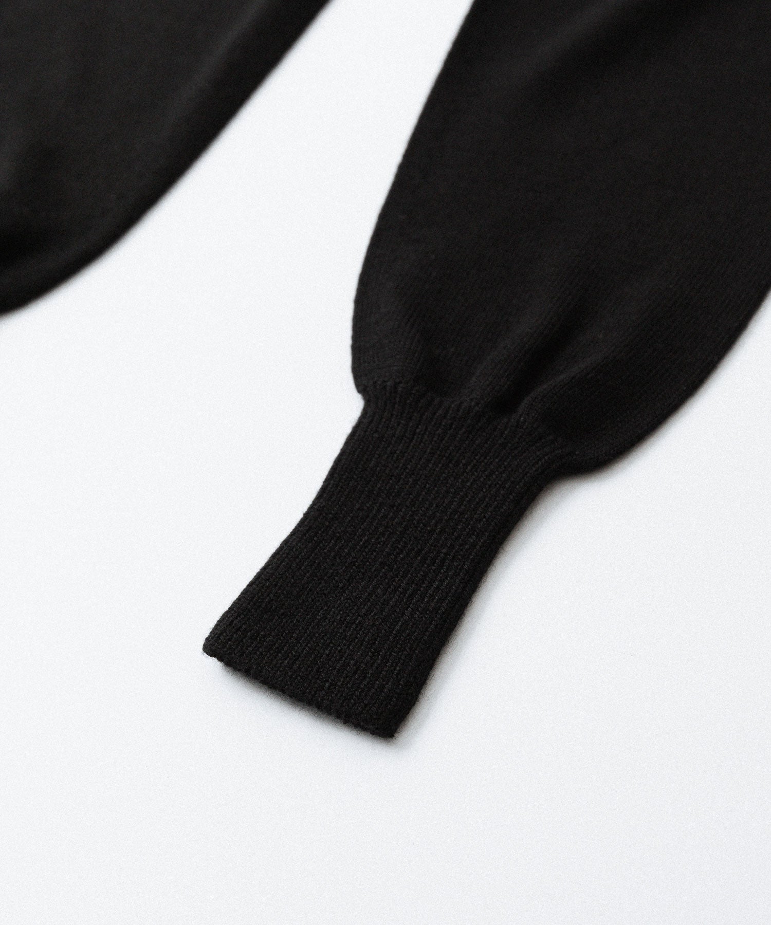 INTÉRIM インテリムのWOOL SILK CASHMERE  DEAD STOCK YARN KNIT INNER PANTSのBLACK公式通販サイトsession福岡セレクトショップ