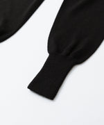 画像をギャラリービューアに読み込む, INTÉRIM インテリムのWOOL SILK CASHMERE  DEAD STOCK YARN KNIT INNER PANTSのBLACK公式通販サイトsession福岡セレクトショップ
