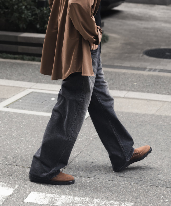 ssstein(シュタイン)のROUND DENIM PANTS - BLACKの公式通販サイトsession福岡セレクトショップ