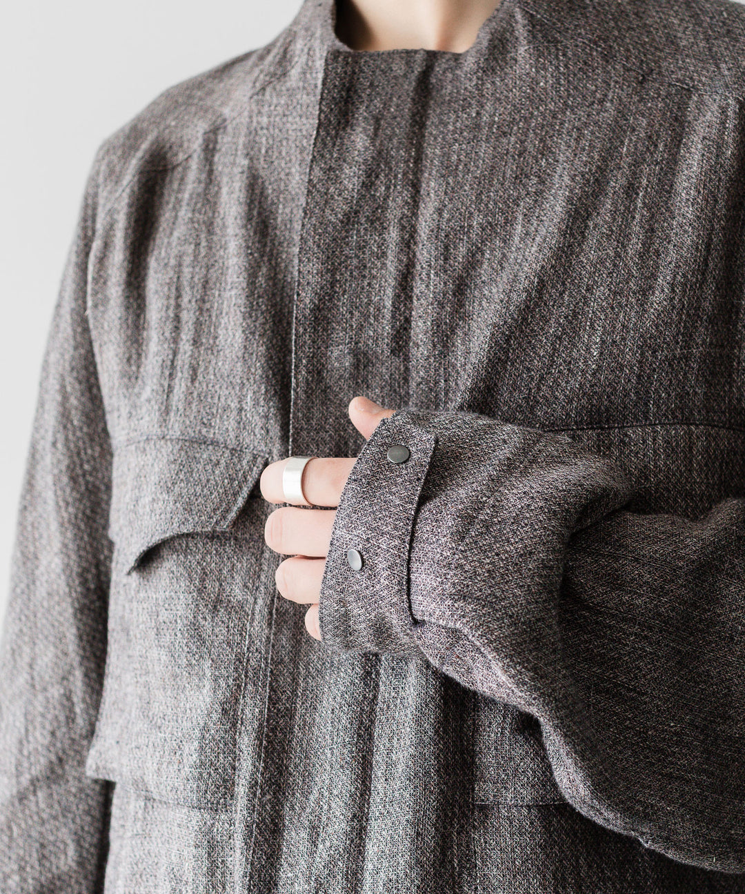 OPPOSE DUALITY オポーズデュアリティのM-65 SHORT LINENのBROWN 公式通販サイトsession福岡セレクトショップ
