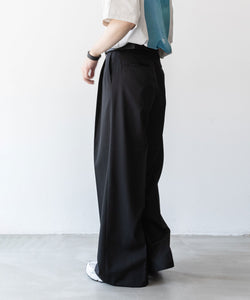 stein】EXTRA WIDE TROUSERS - BLACK | 公式通販サイト session ...