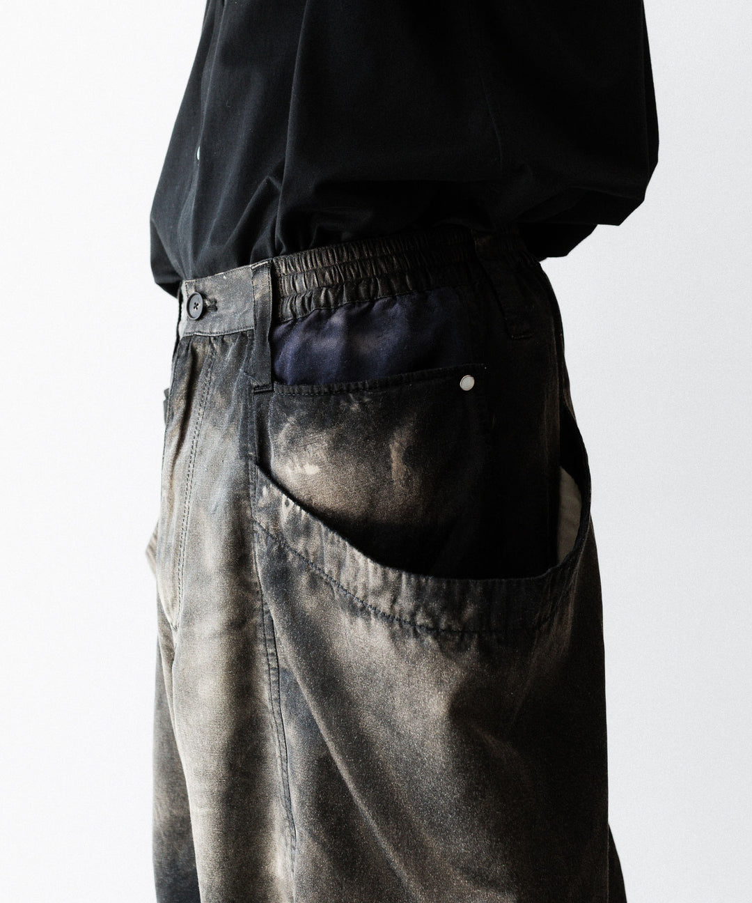【SUBLATIONS】RUSTY SATIN GARDEN SHORT PANTS - BLACK公式通販サイトsession福岡セレクトショップ
