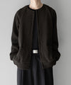 【ssstein】GRADATION PLEATS CARDIGAN - MILITARY KHAKI