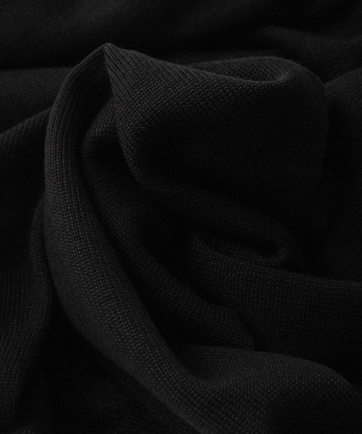 INTÉRIM インテリムのWOOL SILK CASHMERE  DEAD STOCK YARN KNIT INNER PANTSのBLACK公式通販サイトsession福岡セレクトショップ