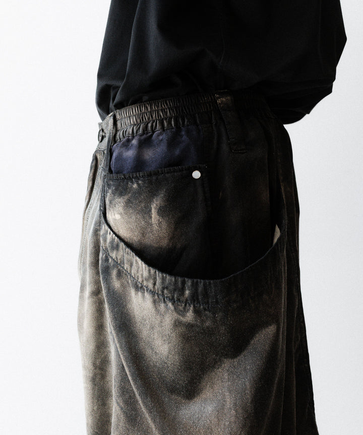 【SUBLATIONS】RUSTY SATIN GARDEN SHORT PANTS - BLACK公式通販サイトsession福岡セレクトショップ