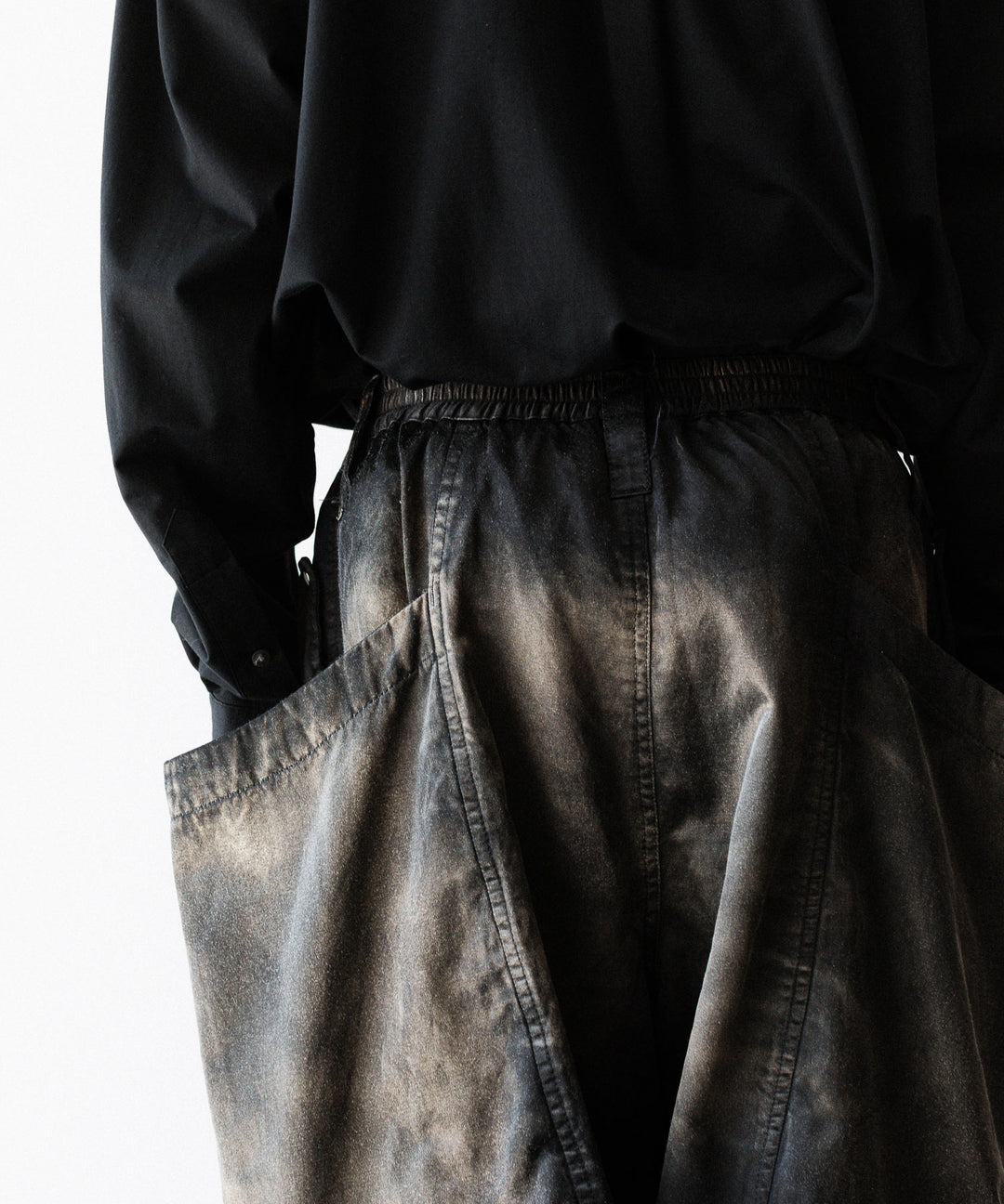 【SUBLATIONS】RUSTY SATIN GARDEN SHORT PANTS - BLACK公式通販サイトsession福岡セレクトショップ