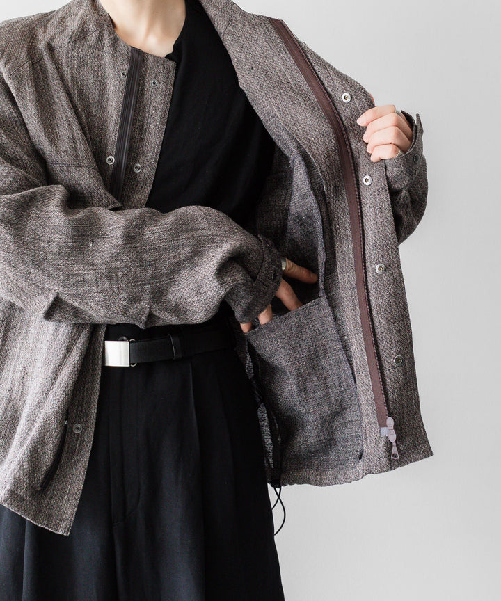 OPPOSE DUALITY オポーズデュアリティのM-65 SHORT LINENのBROWN 公式通販サイトsession福岡セレクトショップ