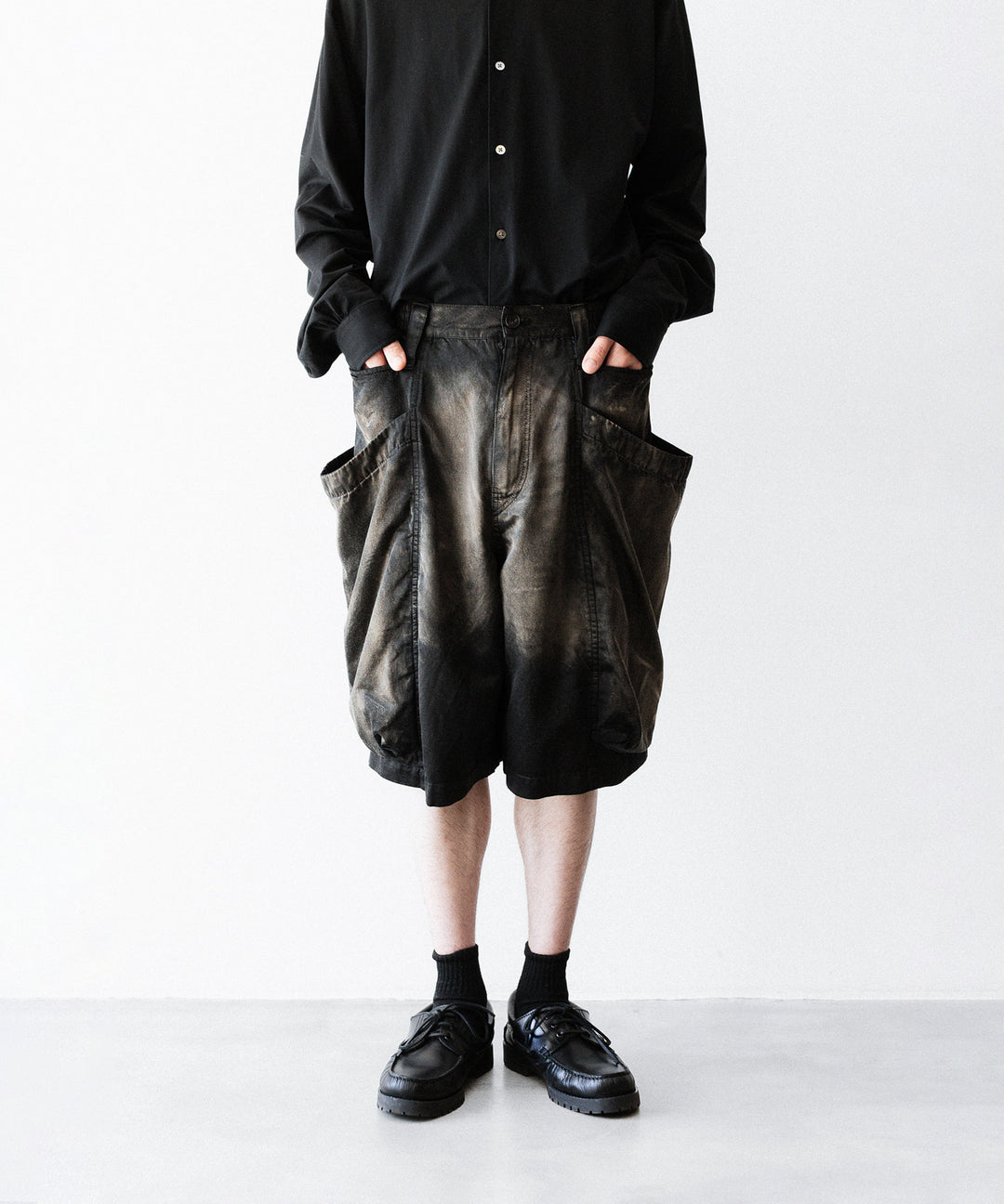 【SUBLATIONS】RUSTY SATIN GARDEN SHORT PANTS - BLACK公式通販サイトsession福岡セレクトショップ
