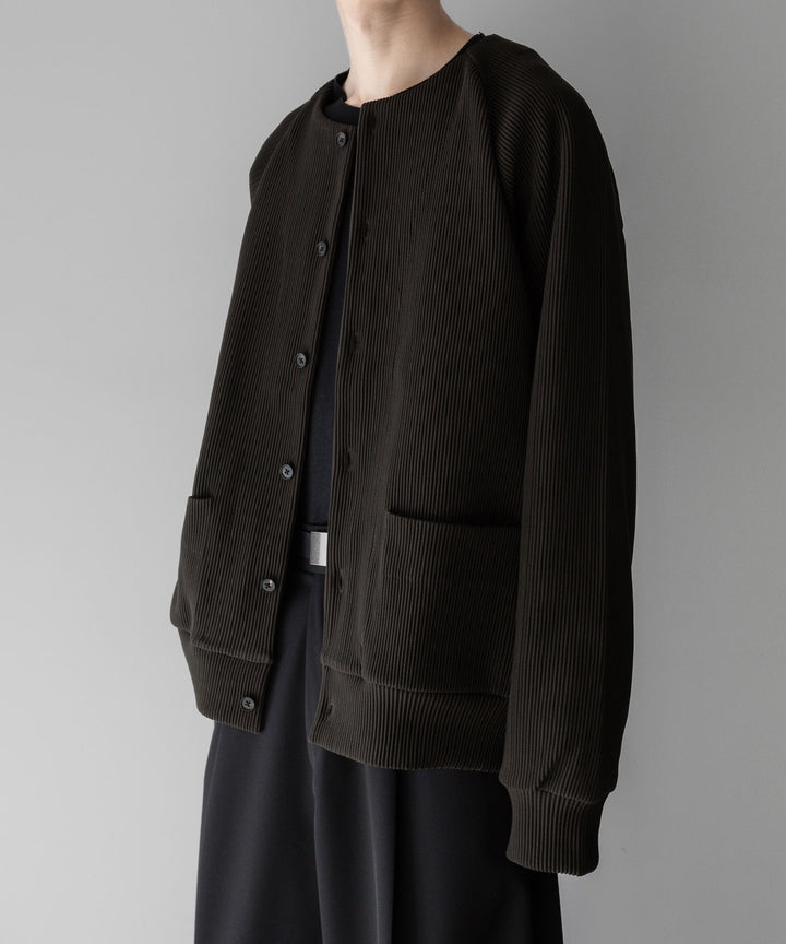 【stein】ssstein シュタインのGRADATION PLEATS CARDIGANのMILITARY KHAKI　 公式通販サイトsession福岡セレクトショップ