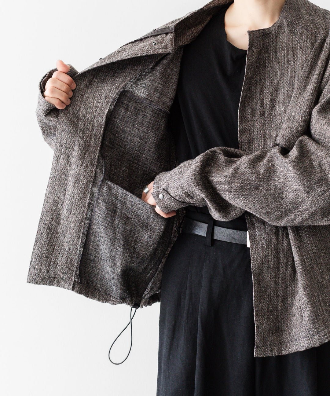 OPPOSE DUALITY オポーズデュアリティのM-65 SHORT LINENのBROWN 公式通販サイトsession福岡セレクトショップ