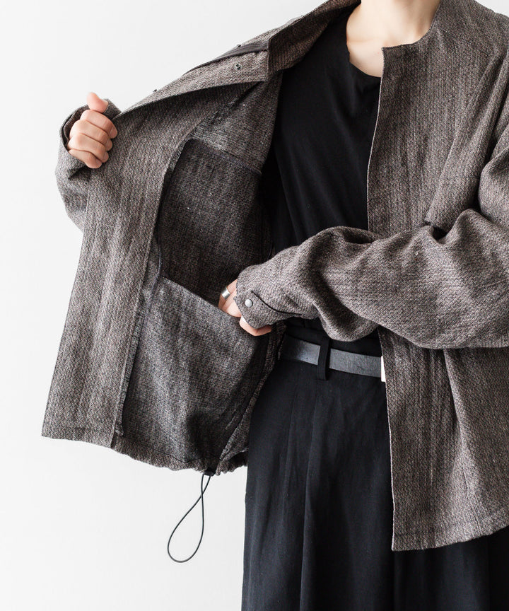 OPPOSE DUALITY オポーズデュアリティのM-65 SHORT LINENのBROWN 公式通販サイトsession福岡セレクトショップ