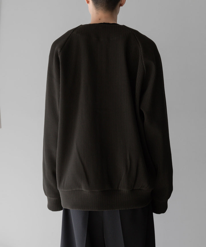 【stein】ssstein シュタインのGRADATION PLEATS CARDIGANのMILITARY KHAKI　 公式通販サイトsession福岡セレクトショップ