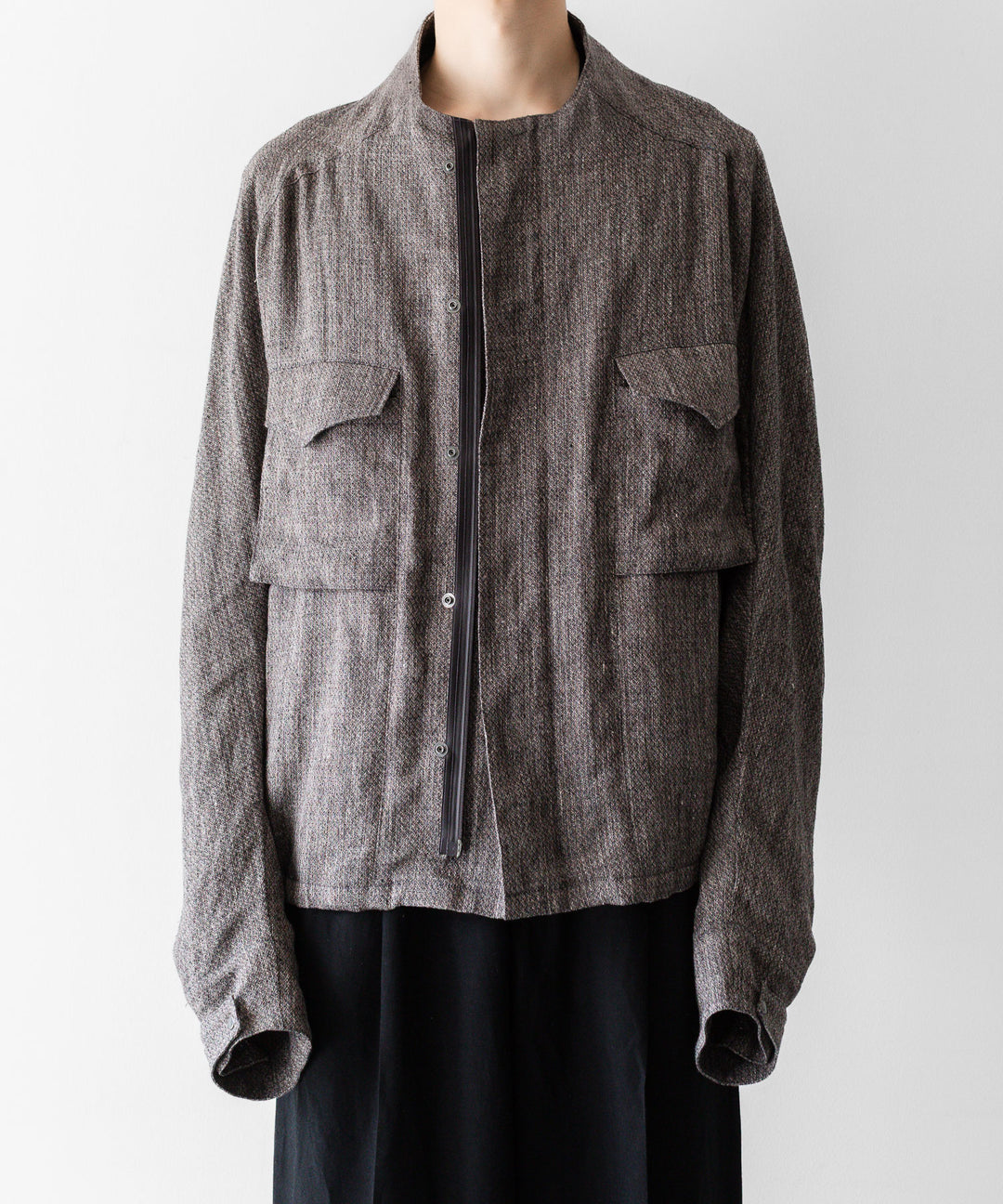 OPPOSE DUALITY オポーズデュアリティのM-65 SHORT LINENのBROWN 公式通販サイトsession福岡セレクトショップ