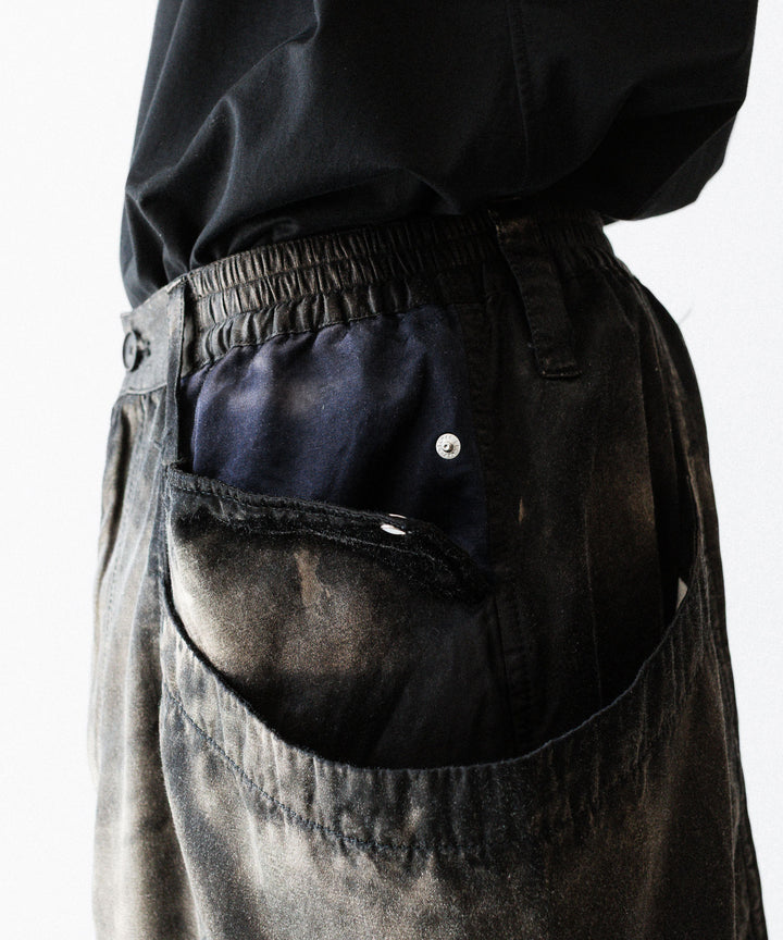 【SUBLATIONS】RUSTY SATIN GARDEN SHORT PANTS - BLACK公式通販サイトsession福岡セレクトショップ