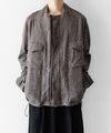 【OPPOSE DUALITY】M-65 SHORT LINEN - BROWN