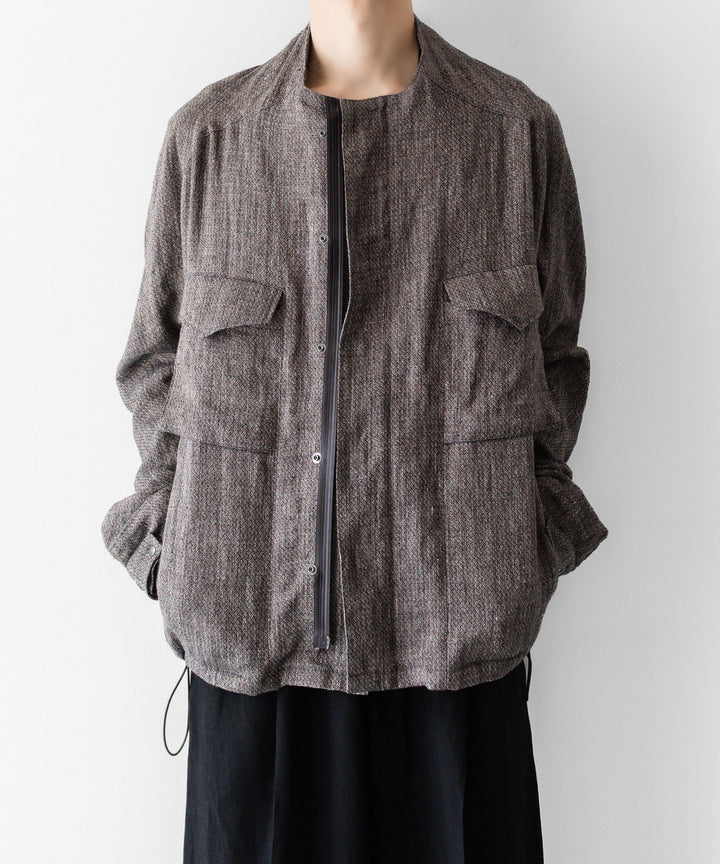 OPPOSE DUALITY オポーズデュアリティのM-65 SHORT LINENのBROWN 公式通販サイトsession福岡セレクトショップ