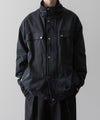 【KANEMASA PHIL.】36G ECONYL SOLID TECH BLOUSON - BLACK