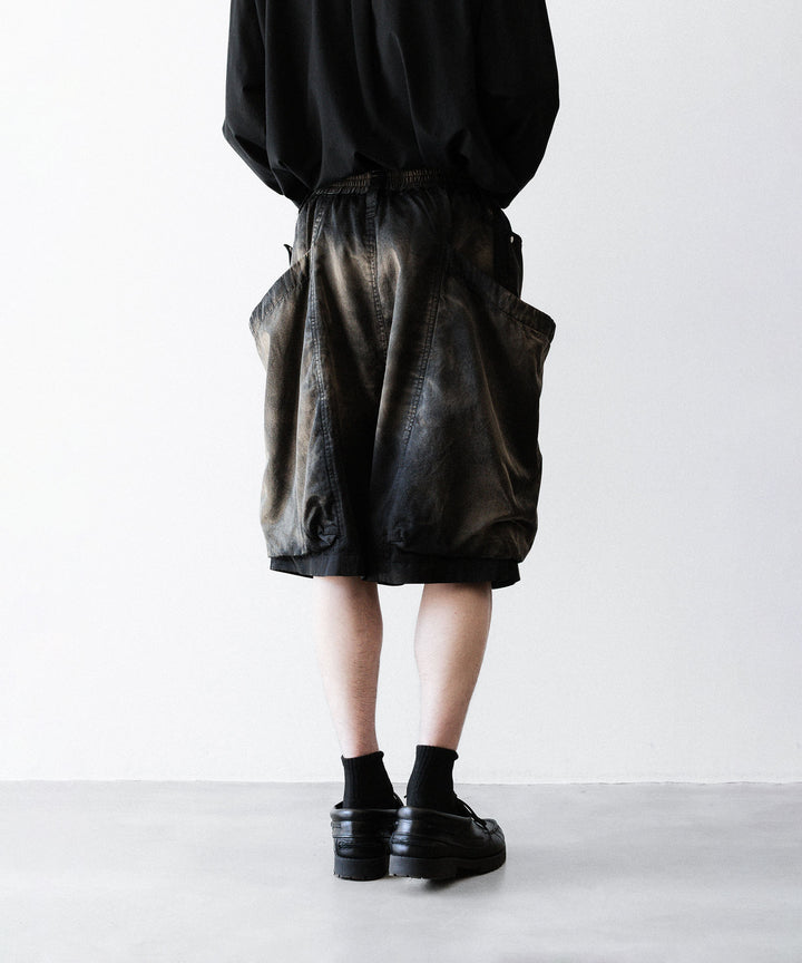 【SUBLATIONS】RUSTY SATIN GARDEN SHORT PANTS - BLACK公式通販サイトsession福岡セレクトショップ