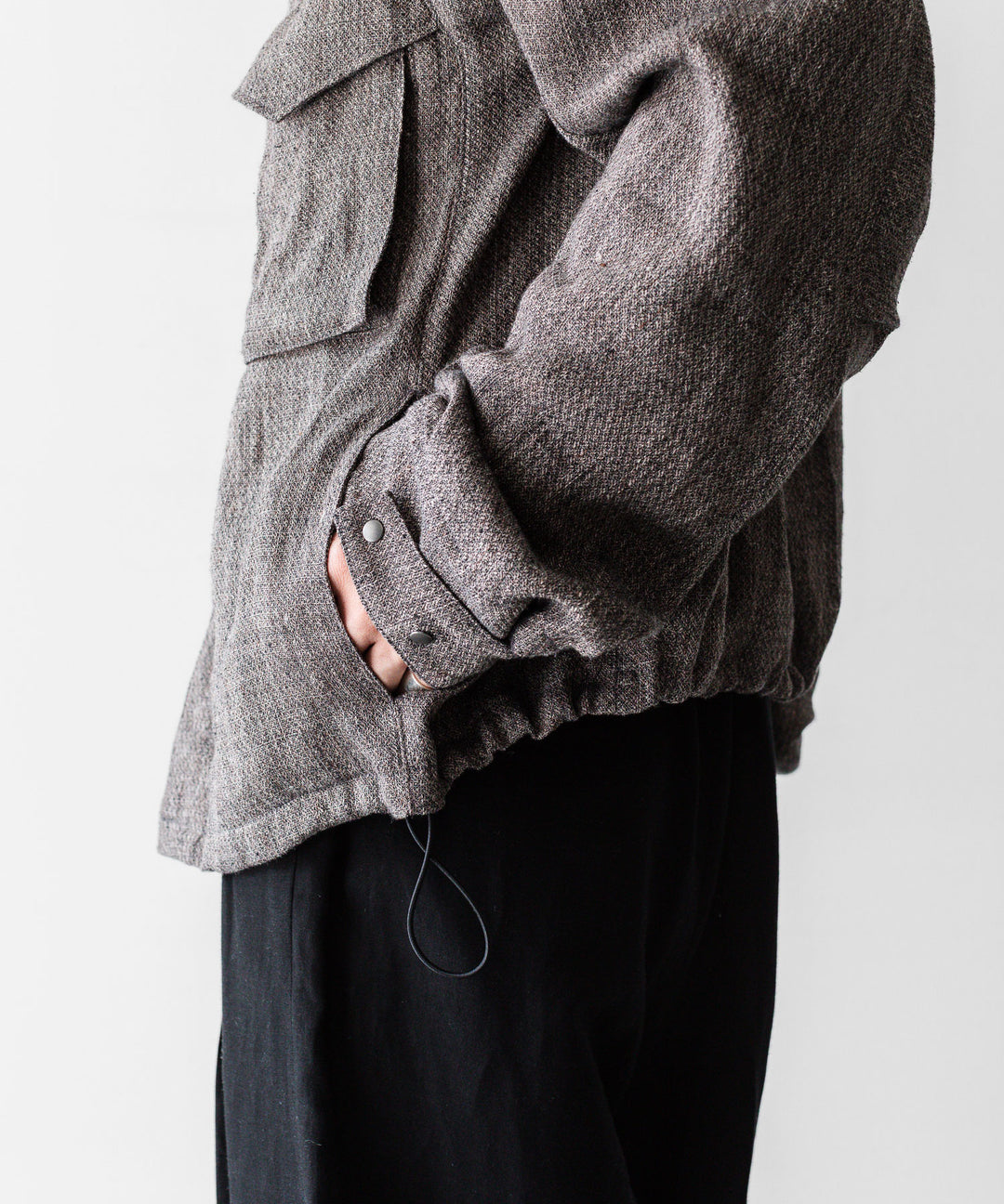 OPPOSE DUALITY オポーズデュアリティのM-65 SHORT LINENのBROWN 公式通販サイトsession福岡セレクトショップ