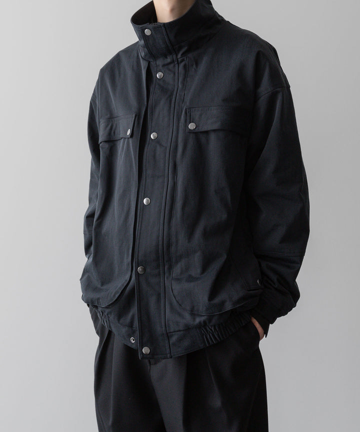 KANEMASA PHIL.-カネマサフィルの36G ECONYL SOLID TECH BLOUSONのBLACK公式通販サイトsession福岡セレクトショップ