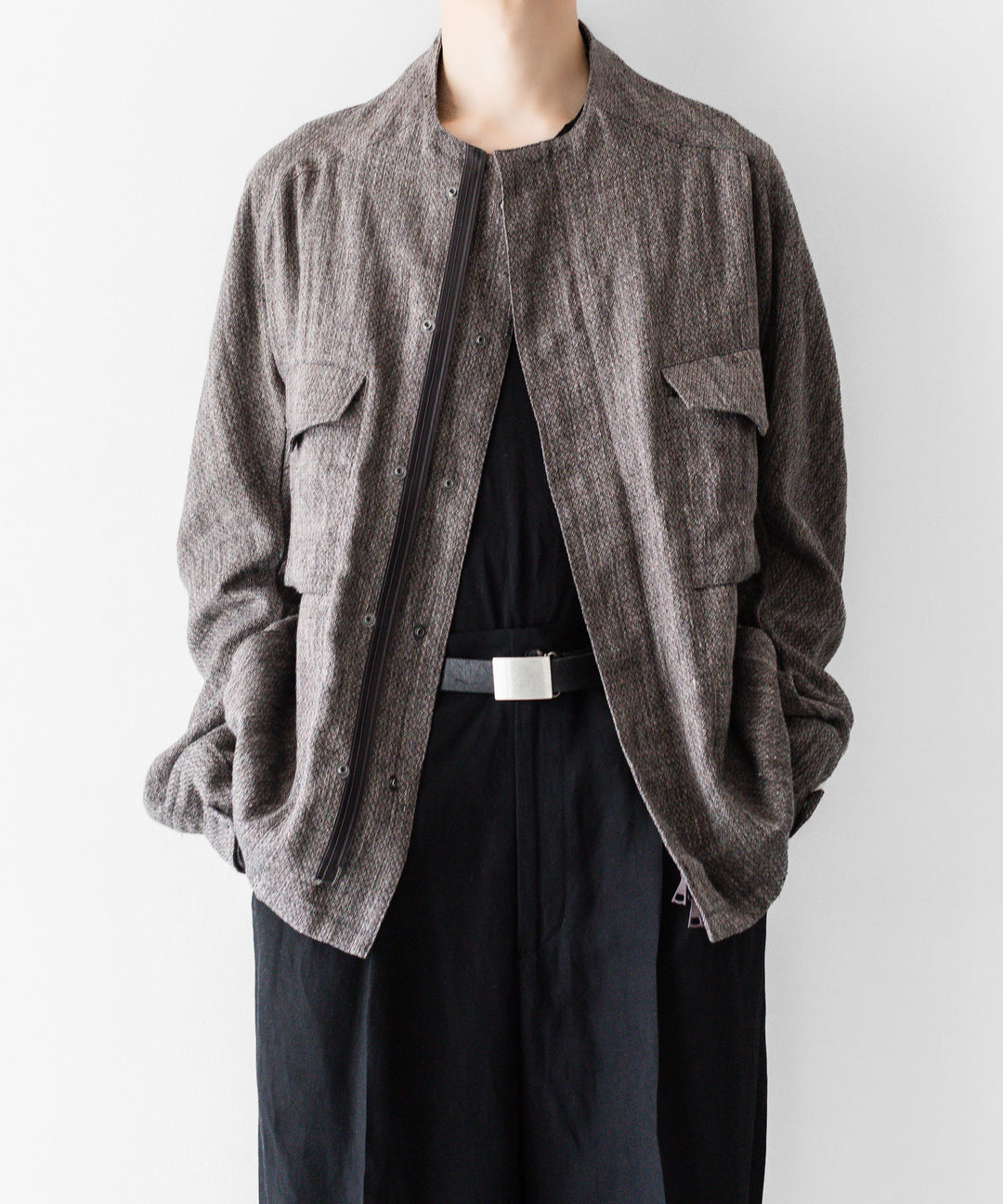 OPPOSE DUALITY オポーズデュアリティのM-65 SHORT LINENのBROWN 公式通販サイトsession福岡セレクトショップ