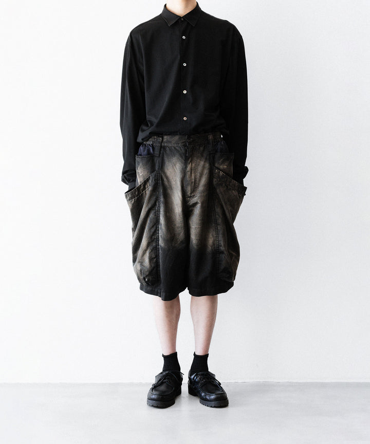 【SUBLATIONS】RUSTY SATIN GARDEN SHORT PANTS - BLACK公式通販サイトsession福岡セレクトショップ