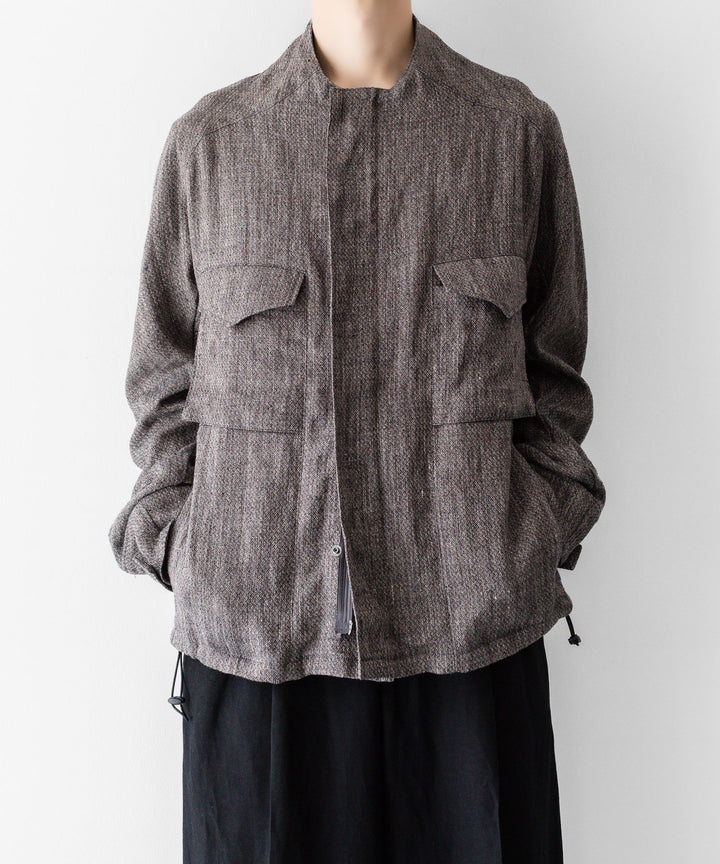 OPPOSE DUALITY オポーズデュアリティのM-65 SHORT LINENのBROWN 公式通販サイトsession福岡セレクトショップ