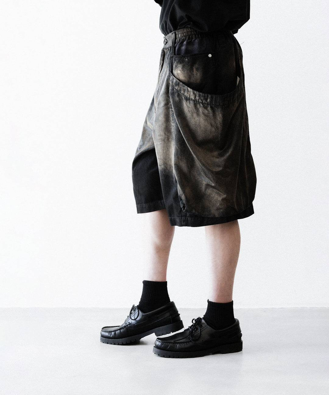 【SUBLATIONS】RUSTY SATIN GARDEN SHORT PANTS - BLACK公式通販サイトsession福岡セレクトショップ