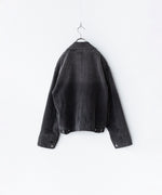 画像をギャラリービューアに読み込む, CODA コーダ FADED BLACK DAMAGED CANVAS CREW JACKETのBLACK 公式通販サイトsession福岡セレクトショップ
