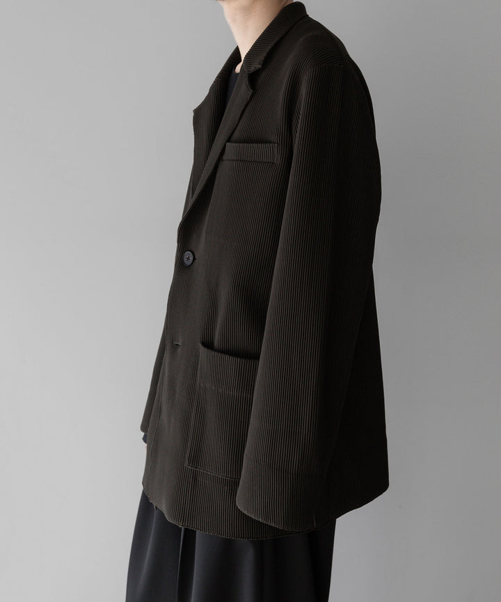 【stein】ssstein シュタインのOVERSIZED GRADATION PLEATS JACKETのMILITARY KHAKI　 公式通販サイトsession福岡セレクトショップ