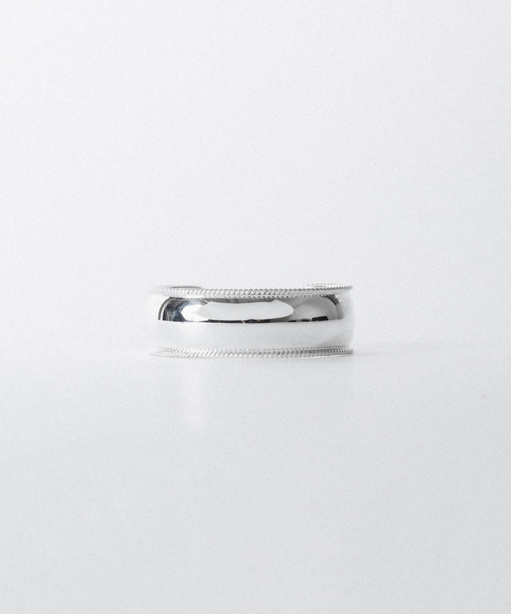 【INTÉRIM】 TAXCO SILVER ROUND TRIM BANGLE - SILVER