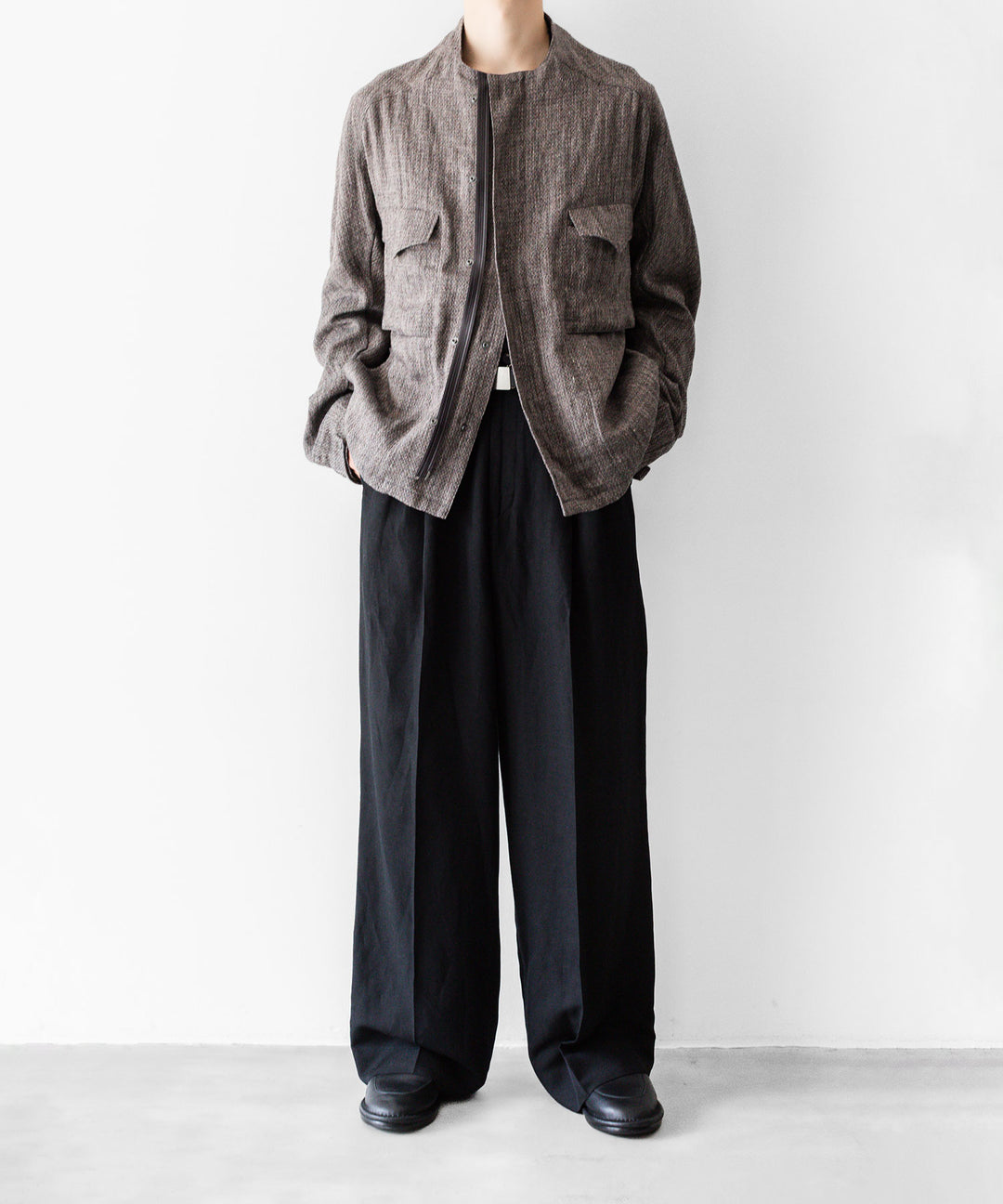 OPPOSE DUALITY オポーズデュアリティのM-65 SHORT LINENのBROWN 公式通販サイトsession福岡セレクトショップ