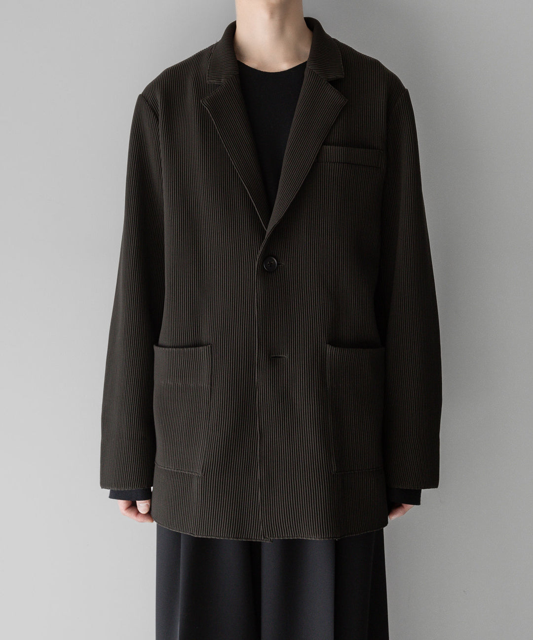 【stein】ssstein シュタインのOVERSIZED GRADATION PLEATS JACKETのMILITARY KHAKI　 公式通販サイトsession福岡セレクトショップ