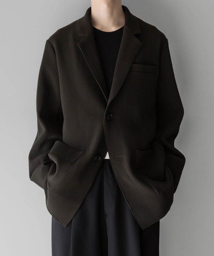 【stein】ssstein シュタインのOVERSIZED GRADATION PLEATS JACKETのMILITARY KHAKI　 公式通販サイトsession福岡セレクトショップ