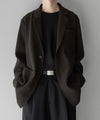 【ssstein】OVERSIZED GRADATION PLEATS JACKET - MILITARY KHAKI